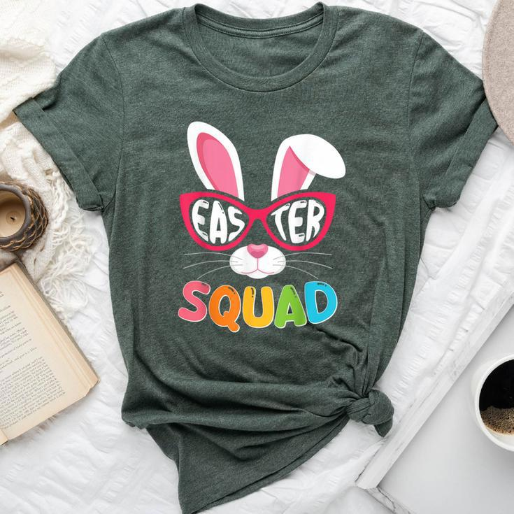 Girls Easter Squad Bunny Family Easter Day Egg Hunt Bella Canvas T-shirt