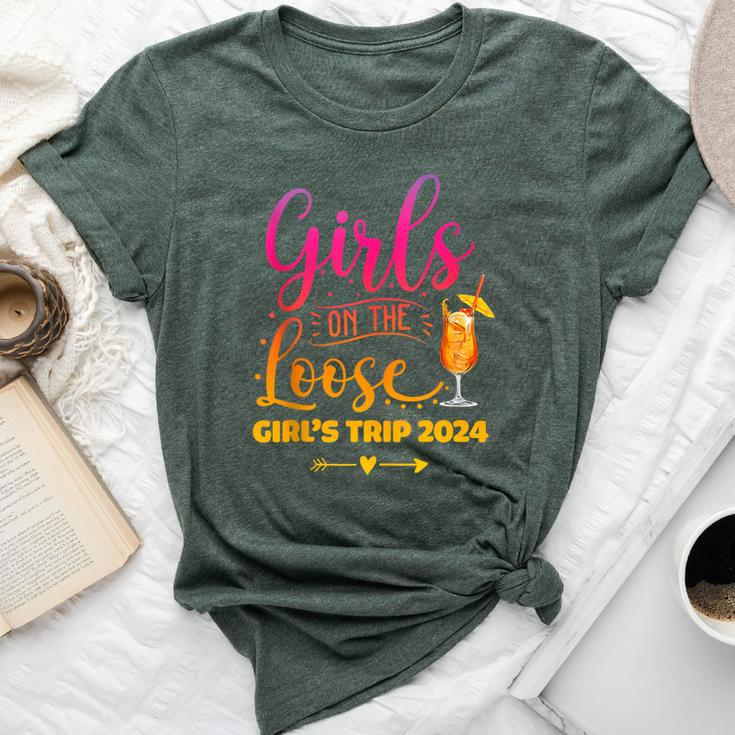Girls On The Loose Tie Dye Girls Weekend Trip 2024 Bella Canvas T-shirt
