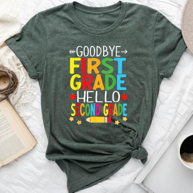 Goodbye First Grade Hello Second Grade Graduation 2024 Bella Canvas T-shirt