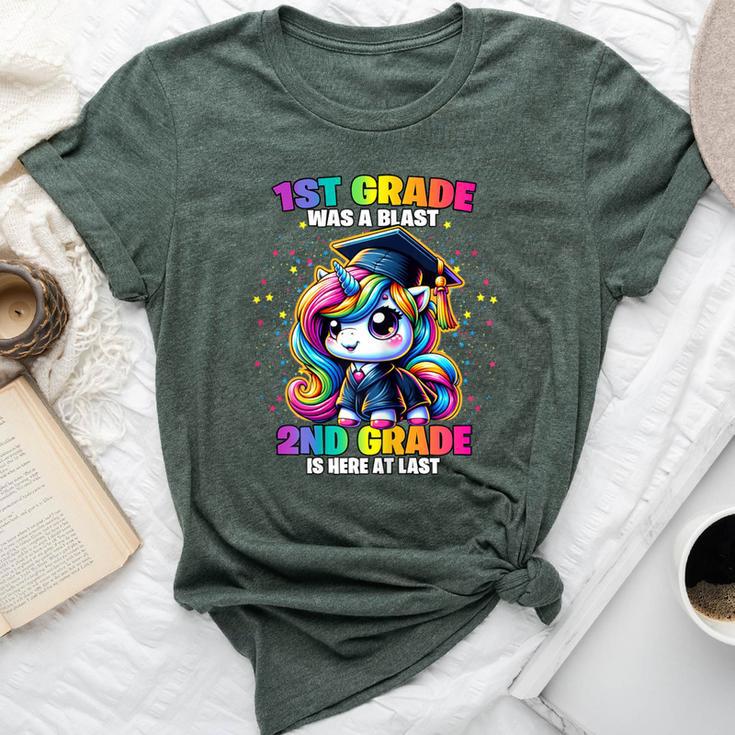 Graduation 1St Grade Was A Blast Unicorn Girls Grad Magical Bella Canvas T-shirt