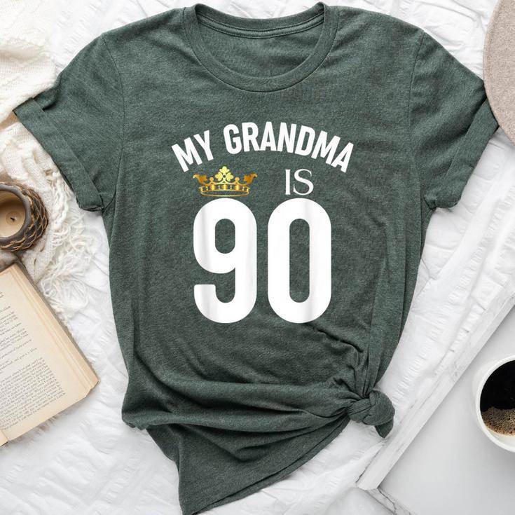 My Grandma Is 90 90Th 90 Years Old Mama Mum Mother Mom Bella Canvas T-shirt