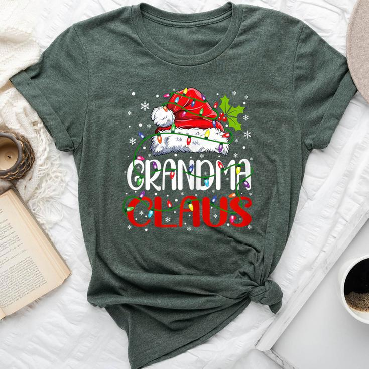 Grandma Claus Christmas Santa Matching Family Xmas Pajamas Bella Canvas T-shirt