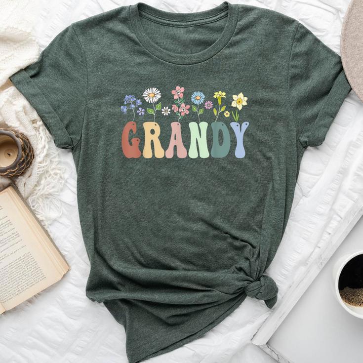 Grandy Wildflower Floral Grandy Bella Canvas T-shirt