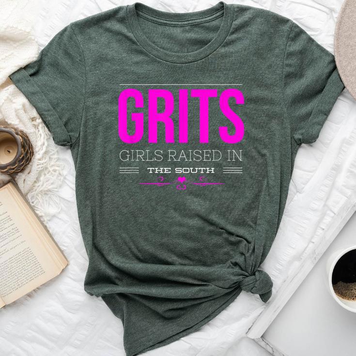 Grits Girls Raised In The South For Women Bella Canvas T-shirt