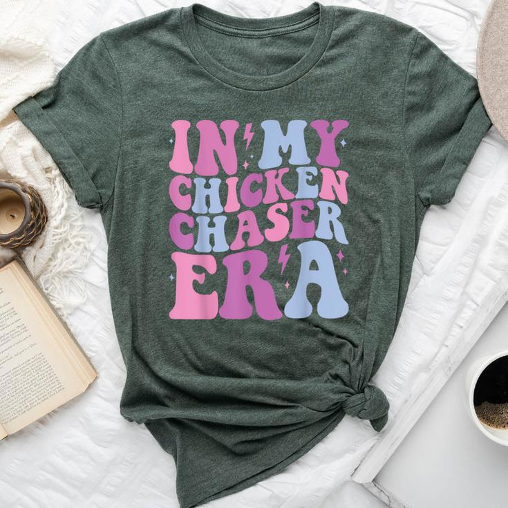 Groovy In My Chicken Chaser Era Chicken Chaser Retro Bella Canvas T-shirt