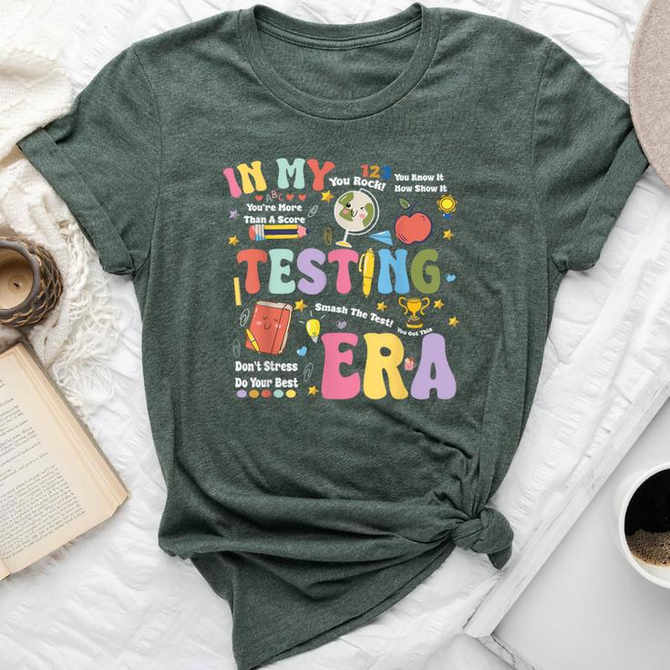 Groovy In My Testing Era Teacher Testing Day Motivational Bella Canvas T-shirt