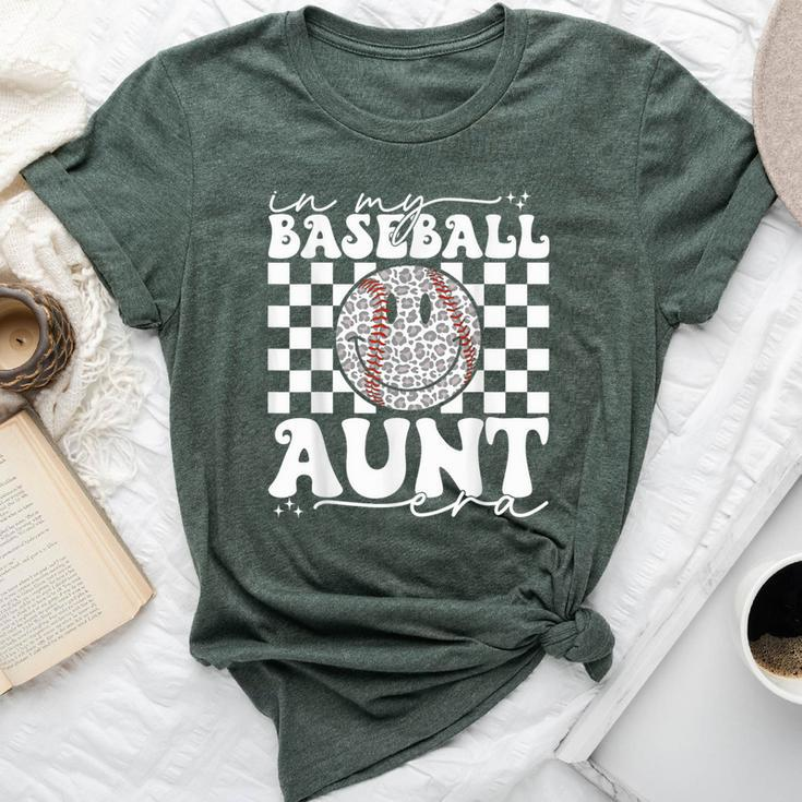 Groovy Vintage In My Baseball Aunt Era Baseball Aunt Auntie Bella Canvas T-shirt