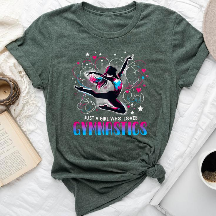 Gymnastics Just A Girl Who Loves Gymnastics Bella Canvas T-shirt