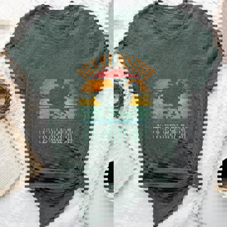 Hold My Bourbon It's Derby Day Kentucky Horse Racing Bella Canvas T-shirt