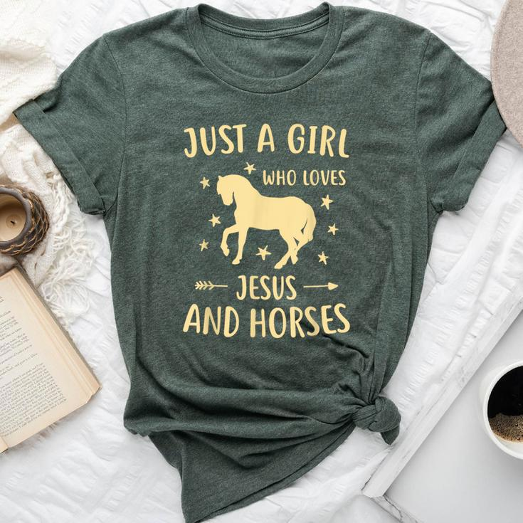Horse For Girls Ns Horse Lovers Bella Canvas T-shirt
