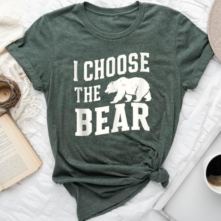 I'd Choose The Bear Would Rather Choose The Bear Bella Canvas T-shirt