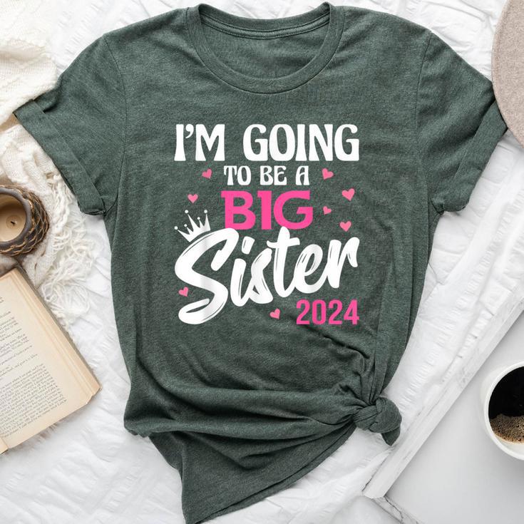 I'm Going To Be A Big Sis Promoted To Big Sister Est 2024 Bella Canvas T-shirt