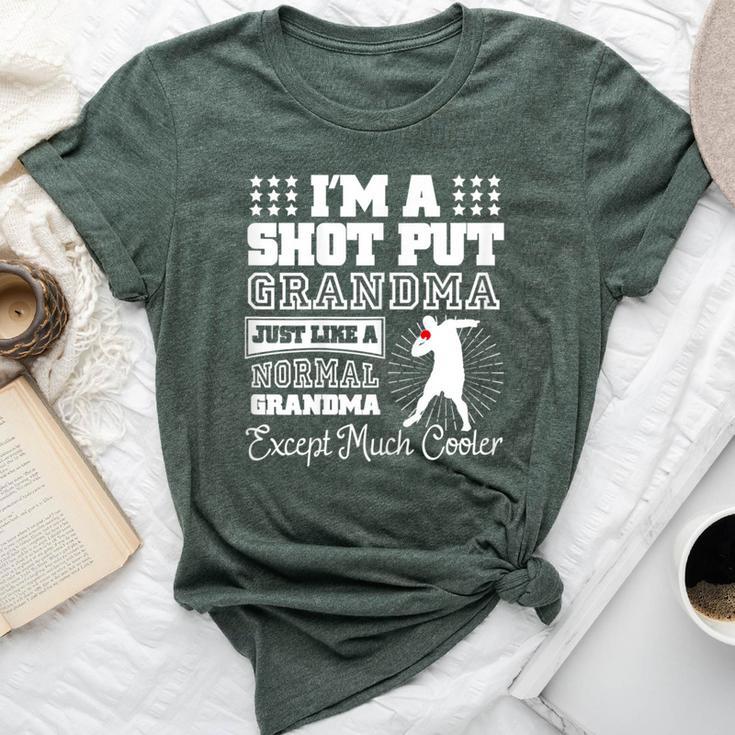 I'm A Shot Put Grandma Track Field Grandma Bella Canvas T-shirt