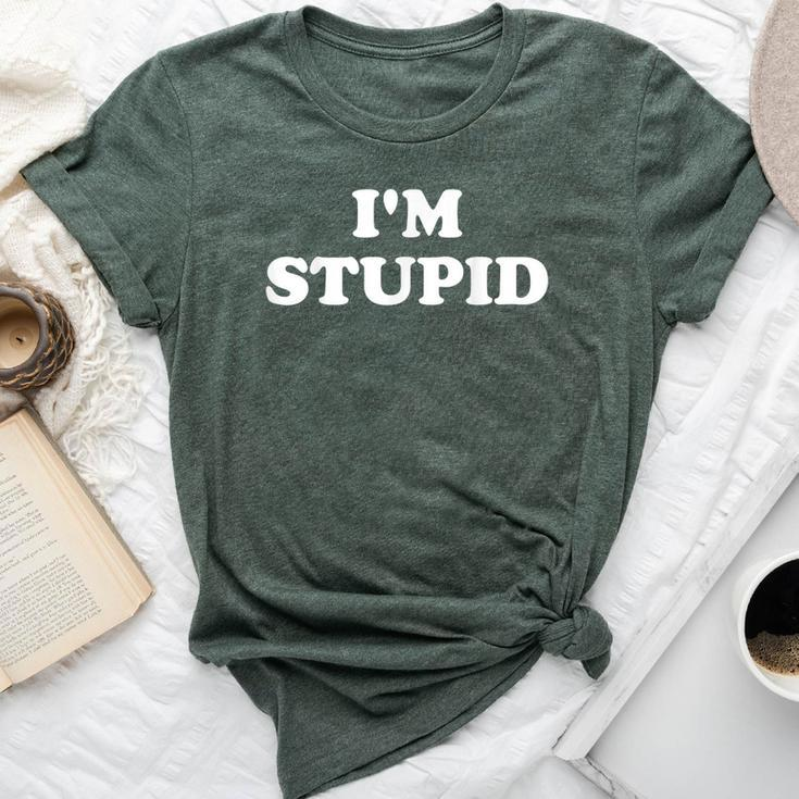 I'm With Stupid Matching Couples Sarcastic Bella Canvas T-shirt