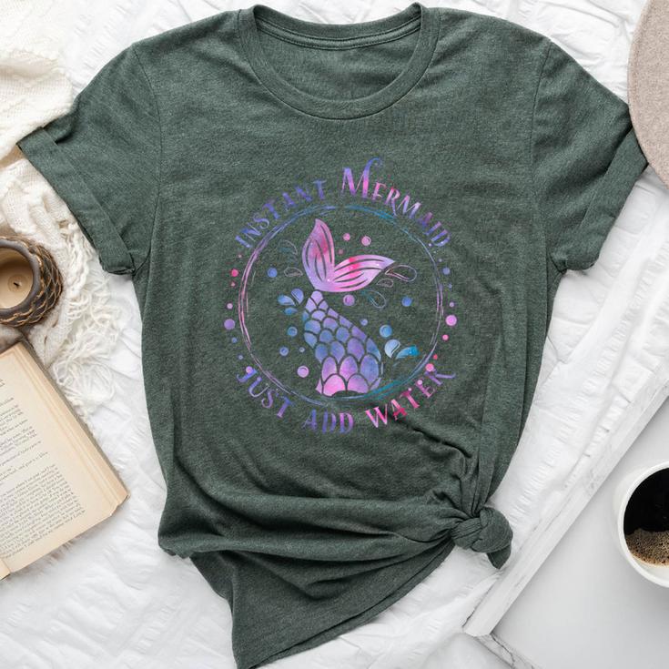 Instant Mermaid Just Add Water Mermaid Squad Womens Bella Canvas T-shirt