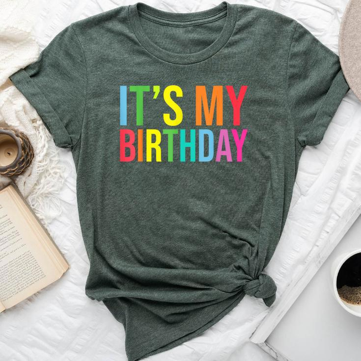 It's My Birthday For Boys Girls Birthday Ns Bella Canvas T-shirt