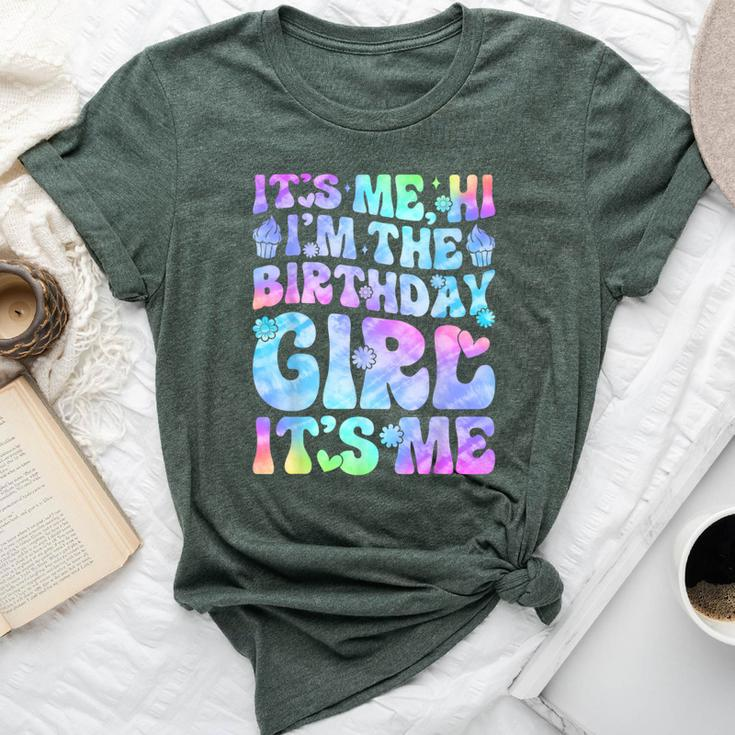 Its Me Hi Im The Birthday Girl Its Me Groovy For Girls Women Bella Canvas T-shirt