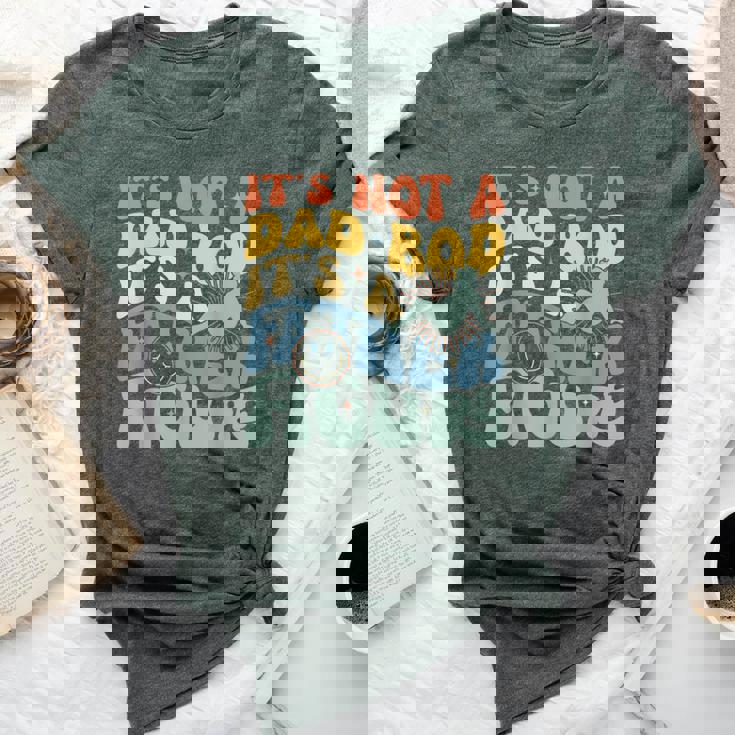 It's Not A Dad Bod It's A Father Figure Groovy Father's Day Bella Canvas T-shirt