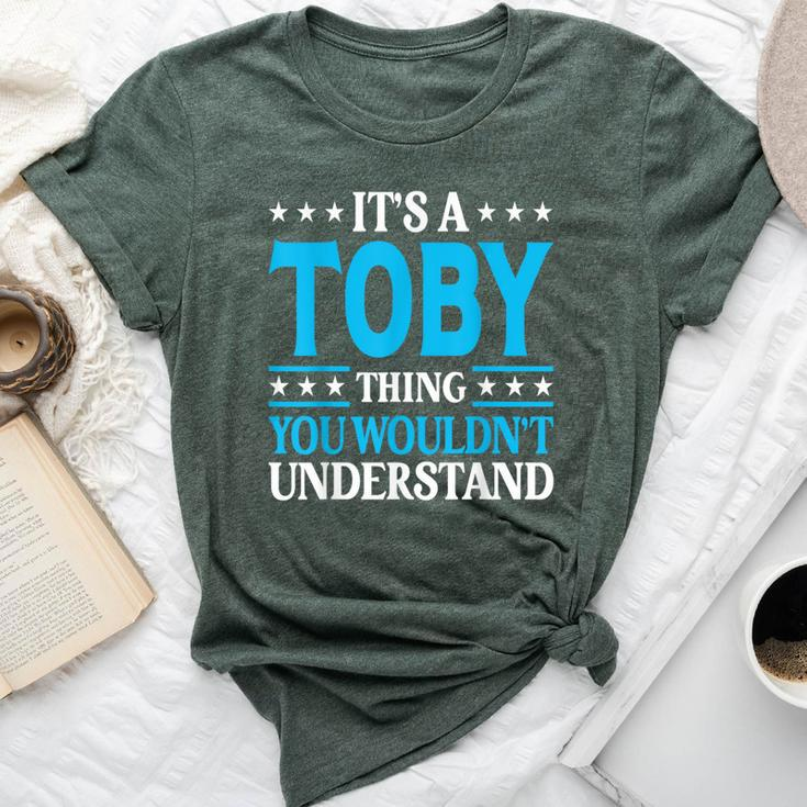 It's A Toby Thing Wouldn't Understand Girl Name Toby Bella Canvas T-shirt