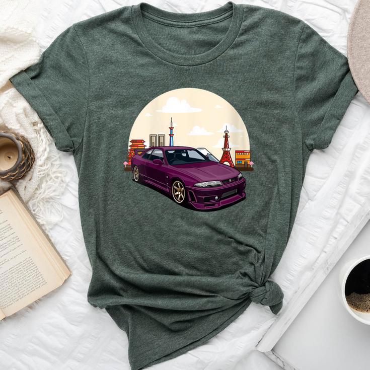 Jdm Skyline R33 Car Tuning Japan Tokio Drift Bella Canvas T-shirt