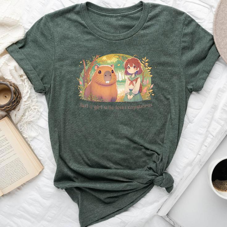 Just A Girl Who Loves Capybaras Bella Canvas T-shirt