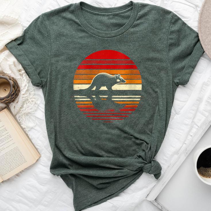 Kinkajou Sunset Retro Style Safari Vintage 70S Bella Canvas T-shirt