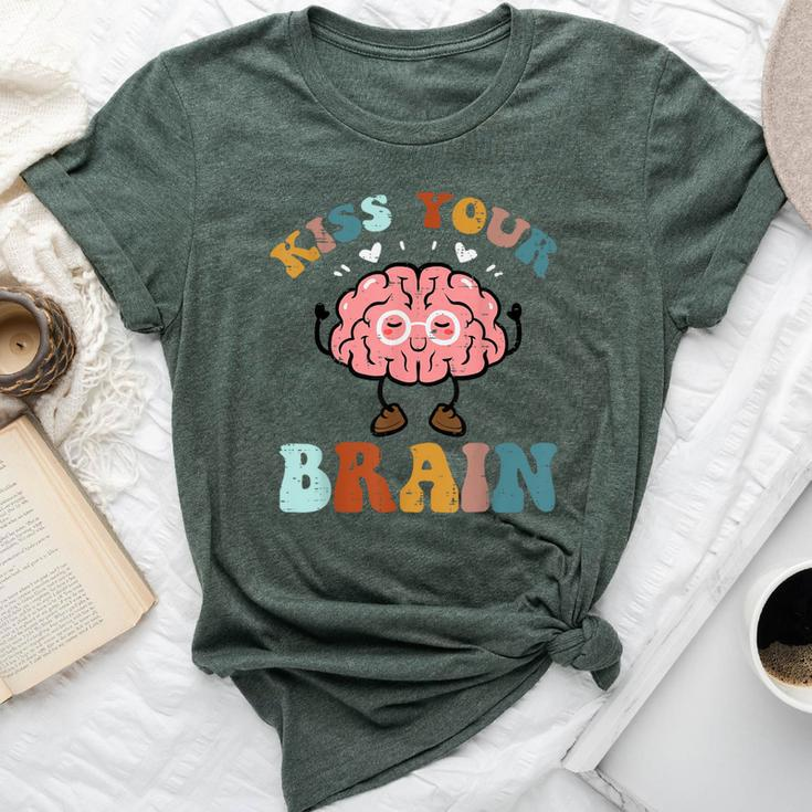 Kiss Your Brain Special Educatin Teacher Sped Women Bella Canvas T-shirt