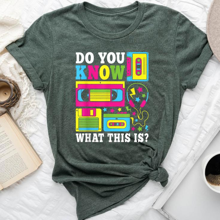 Do You Know What This Is 80S 90S Outfit Boys Girls Bella Canvas T-shirt