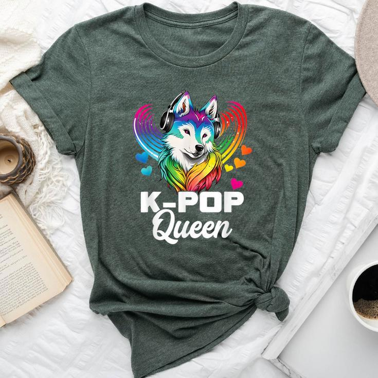 Kpop Queen Bias Wolf Korean Pop Merch K-Pop Merchandise Bella Canvas T-shirt
