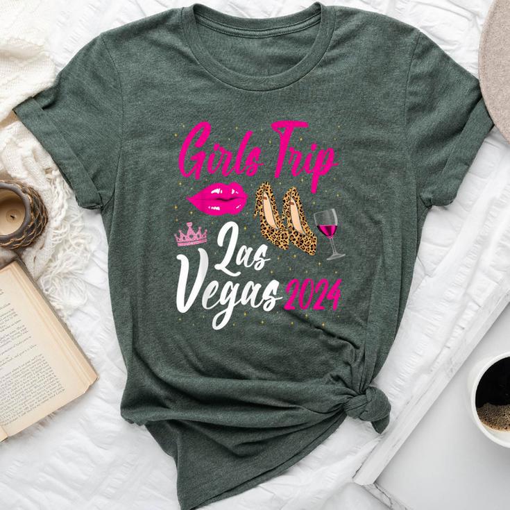 Las Vegas Girls Trip 2024 Leopard Bachelor Birthday Party Bella Canvas T-shirt