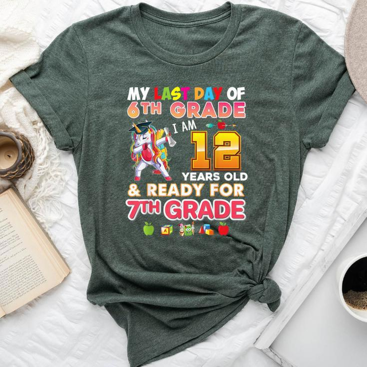 My Last Day Of 6Th Grade I Am 12 Years Old And Ready For 7Th Bella Canvas T-shirt
