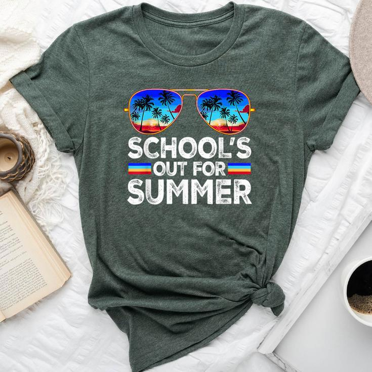 Last Day Of School Schools Out For Summer Teacher Boy Bella Canvas T-shirt