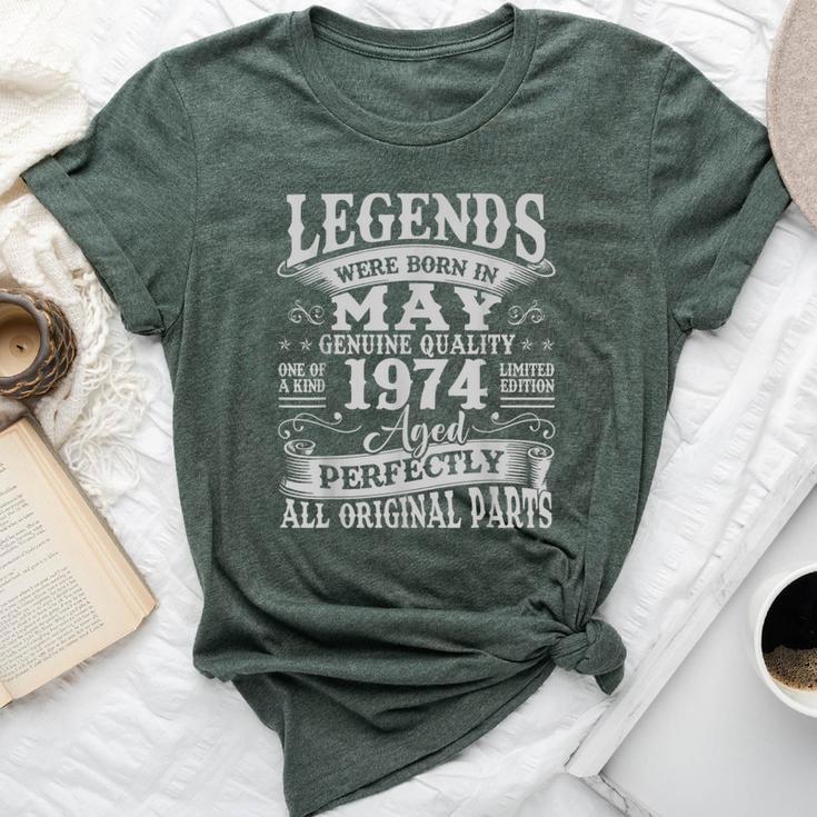 Legend Since May 1974 Vintage 50Th Birthday Bella Canvas T-shirt