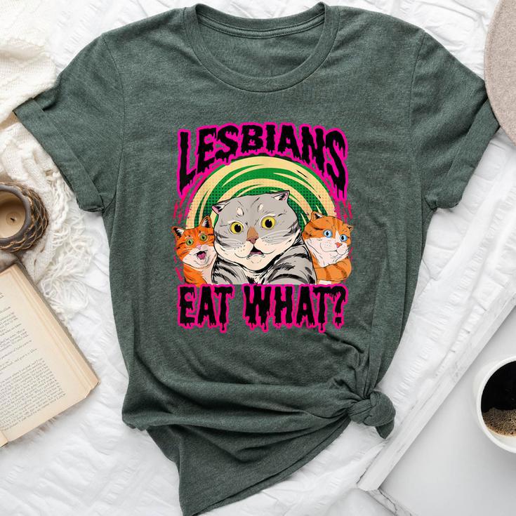 Lesbians Eat What Cats Love Cute Boy Bella Canvas T-shirt