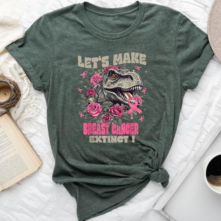Let's Make Breast Cancer Extinct Breast Cancer Mother's Day Bella Canvas T-shirt