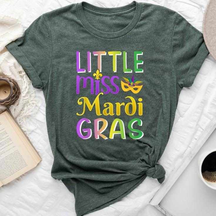 Little Miss Mardi Gras For New Orleans Costume Girls Bella Canvas T-shirt