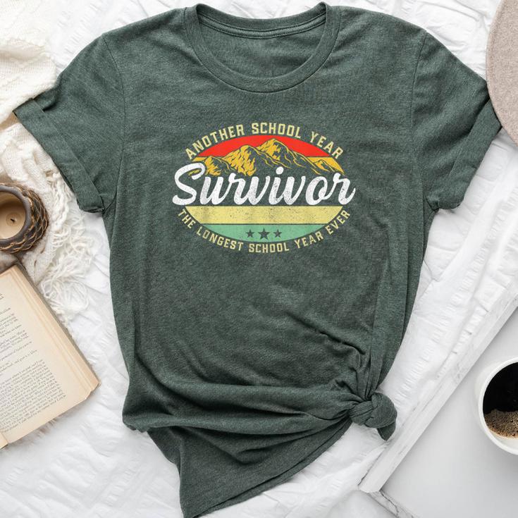 The Longest School Year Ever Teacher 2021 Survivor Bella Canvas T-shirt