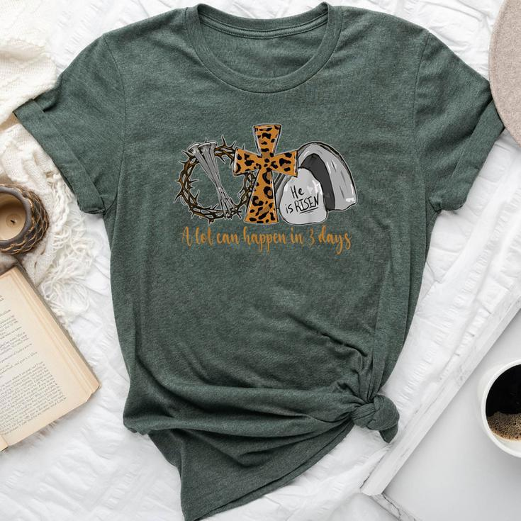 A Lot Can Happen In 3 Days Vintage Christian Easter Day Bella Canvas T-shirt