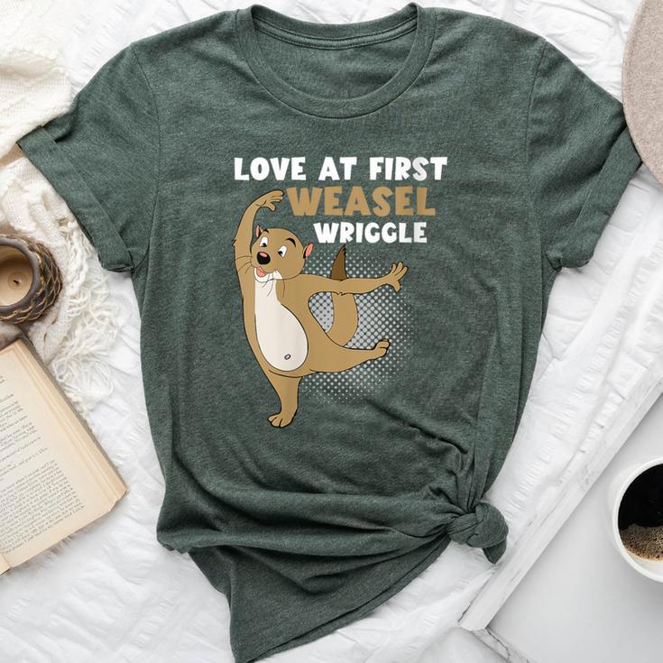 Love At First Weasel Wriggle For Weasel Lovers Bella Canvas T-shirt