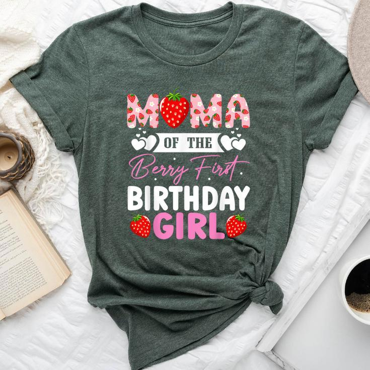 Mama Of The Berry First Birthday Girl Sweet Strawberry Bella Canvas T-shirt