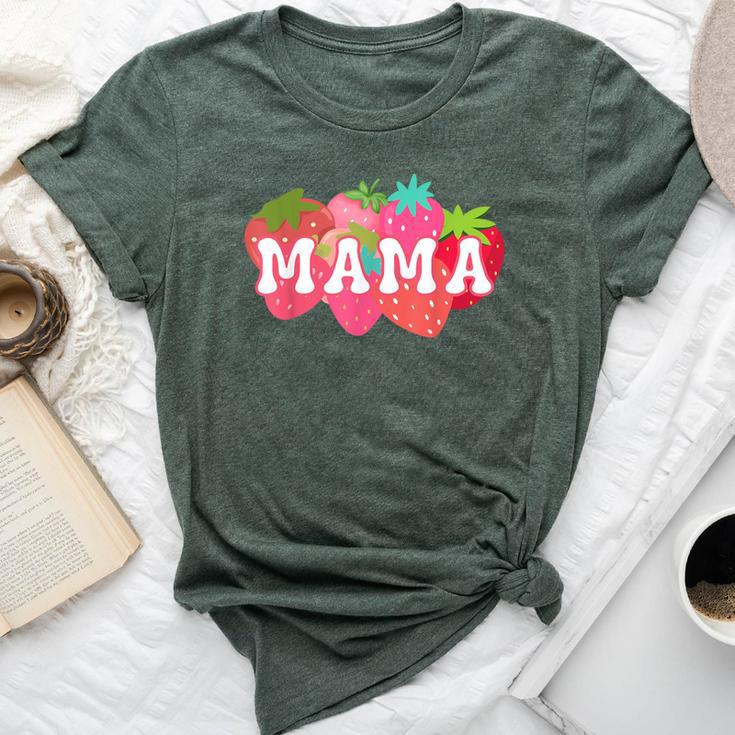 Mama Of The Berry First Birthday Strawberry Matching Couple Bella Canvas T-shirt