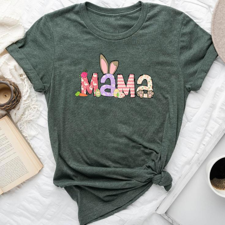 Mama Bunny Easter Mom Pregnancy Expecting Rabbit Mama Bella Canvas T-shirt