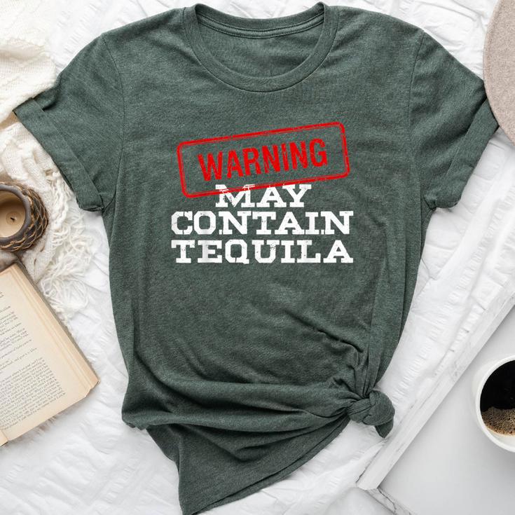 May Contain Tequila Mexican Fiesta Cinco De Mayo Bella Canvas T-shirt