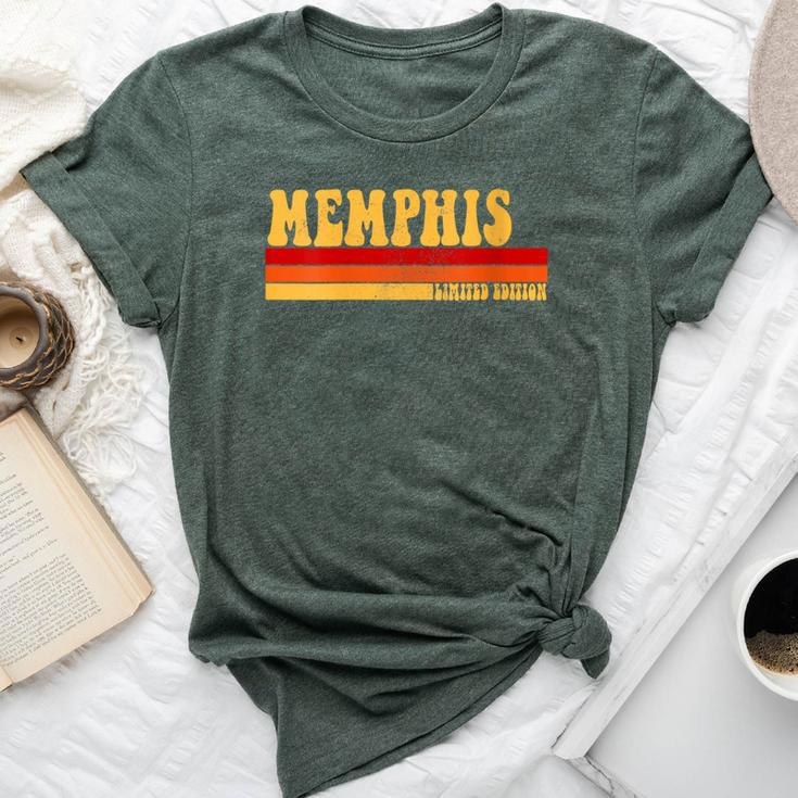 Memphis Name Personalized Idea Retro Vintage Memphis Bella Canvas T-shirt