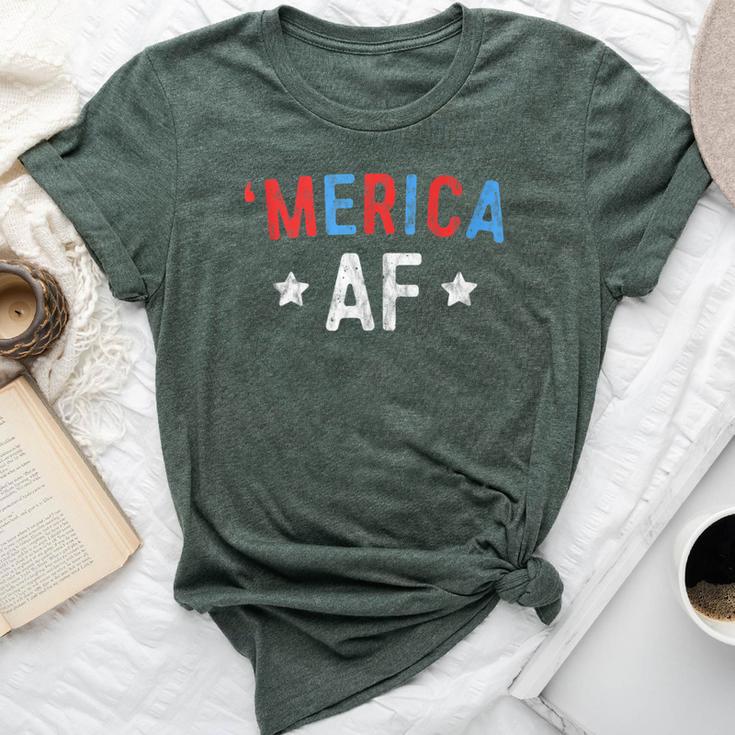 Merica Af Patriotic 4Th July America Freedom Men Bella Canvas T-shirt