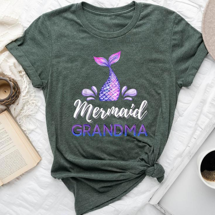 Mermaid Grandma Matching Family Birthday Party Bella Canvas T-shirt