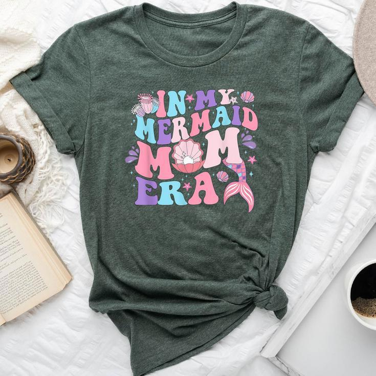 In My Mermaid Mom Era Family Matching Birthday Party Mommy Bella Canvas T-shirt