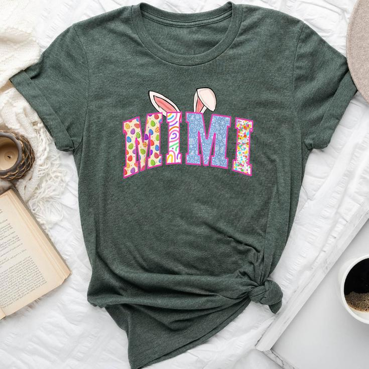 Mimi Bunny Happy Easter Day Mother's Day Family Matching Bella Canvas T-shirt