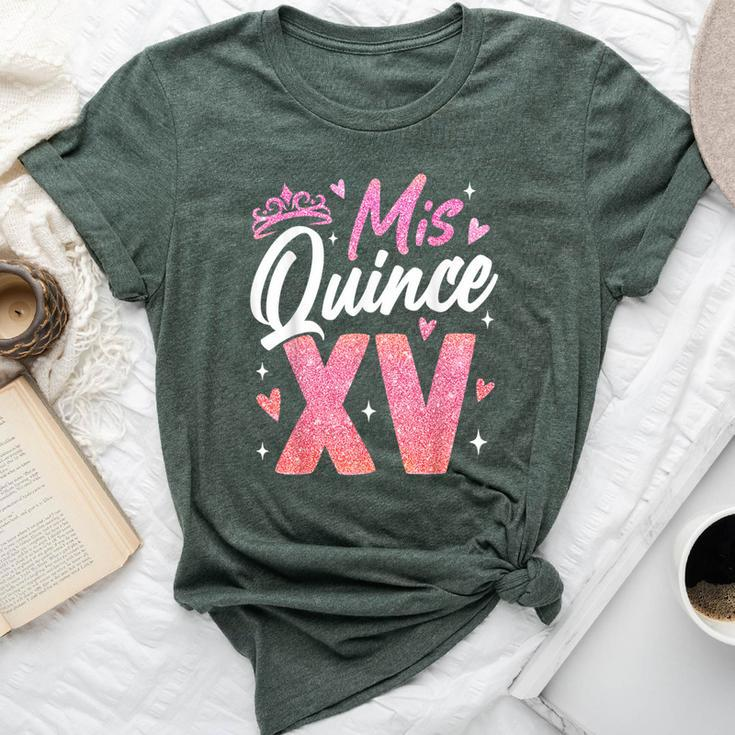 Miss Quince Xv Birthday Girl Family Party Decorations Bella Canvas T-shirt