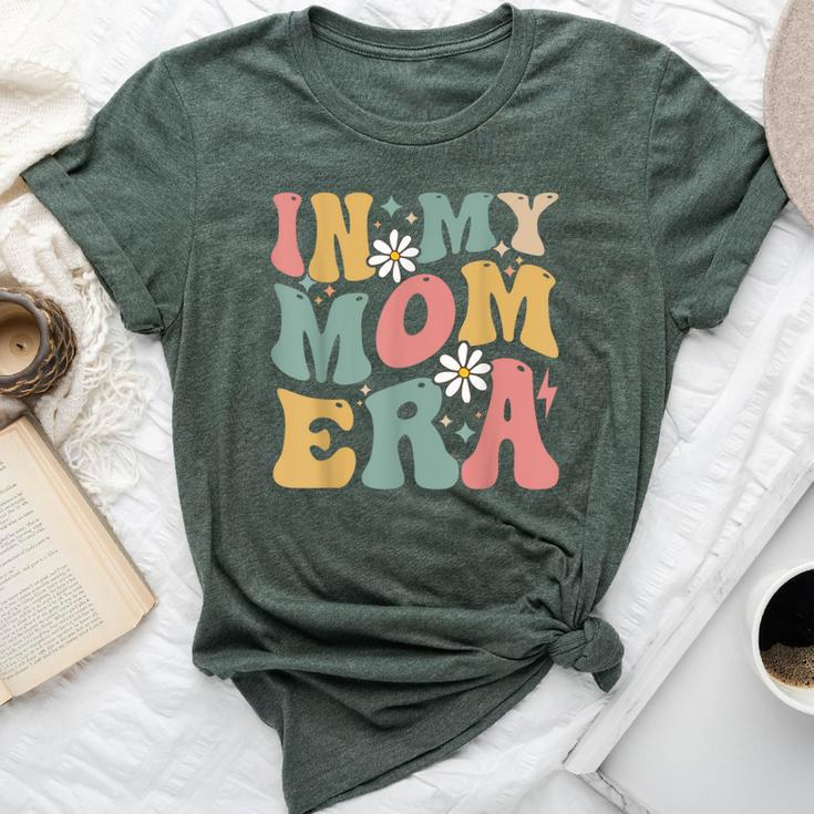 In My Mom Era Groovy Mama Era Mother's Day Womens Bella Canvas T-shirt